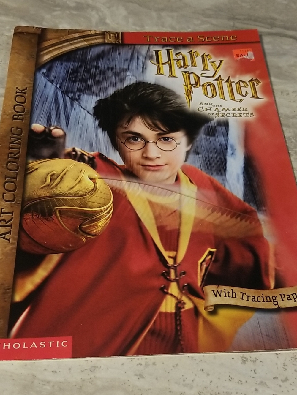Scholastic Harry Potter Trace A Scene Coloring Book